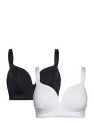 Bra Flora Theresia 2 Pack Lingerie Bras & Tops T-shirt Bras Multi/patterned Lindex