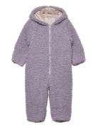 Pile Suit Bambi Outerwear Fleece Outerwear Fleece Coveralls Purple Wheat