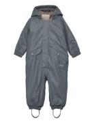 Thermo Rainsuit Aiko Outerwear Coveralls Rainwear Coveralls Blue Wheat