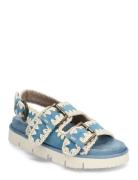 Musw461003A Designers Sandals Flat Blue MOU