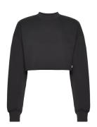 Studio Over D Cropped Crew Sport Crop Tops Long-sleeved Crop Tops Black Björn Borg