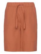 Tilde Shorts Gots Bottoms Shorts Bermudas Brown Basic Apparel