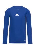 Team Base Tee Y Sport T-shirts Long-sleeved T-Skjorte Blue Adidas Performance