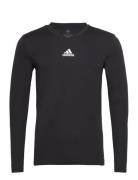 Team Base Tee Sport Base Layer Tops Black Adidas Performance