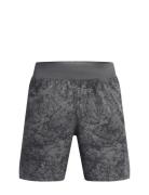 Ua Launch Pro 7'' Printed Shorts Sport Men Sport Clothing Sport Shorts Sport Training Shorts Grey Under Armour