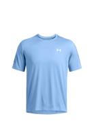 Ua Tech Utility Ss Sport Men Men Sports Clothes Sport Tops Sport T-Skjorte Blue Under Armour