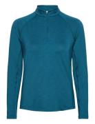 W You-V Solid 1/4 Zip Tops Sweatshirts & Hoodies Fleeces & Midlayers Blue PUMA Golf