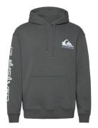 Omni Logo Hoodie Sport Men Sport Clothing Sport Sweatshirts & Hoodies Sport Hoodies Grey Quiksilver