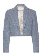 Bold Weave Short Blazer Blazers BouclÉ Blazers Blue REMAIN Birger Christensen