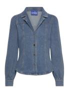 Amandacras Shirt Tops Shirts Denim Shirts Blue Cras