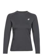 Women L/S Baselayer Sport Base Layer Tops Black ZEBDIA