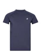 Men S/S Baselayer Sport Base Layer Tops Navy ZEBDIA