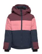 Valloire Jkt Jr Sport Snow-ski Clothing Snow-ski Jacket Pink Five Seasons