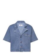 Ivy-Karmey Ss Shirt Jacket Wash Coo Tops Shirts Denim Shirts Blue IVY Copenhagen