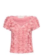 261 Louise Top Designers Blouses Short-sleeved Pink Ida Sjöstedt