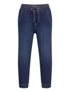 Jogger Denim Bottoms Jeans Loose Jeans Blue United Colors Of Benetton