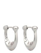 Coach Signature C Huggies Designers Jewellery Earrings Hoops Silver Coach Accessories