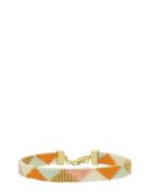 Janis Accessories Jewellery Bracelets Pearl Bracelets Orange Nuni Copenhagen