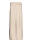 Rodebjer Obi Designers Trousers Wide Leg Beige RODEBJER