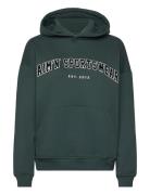 Varsity Sweat Hood Sport Sweatshirts & Hoodies Hoodies Green Aim´n