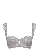 Success - N*9 Balconnet Bra Lingerie Bras & Tops Balc Tte Bras Grey Etam