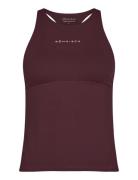 Jacquard Tank Sport Women Sport Clothing Sports Tops & T-shirts Sport Tank Tops Burgundy Röhnisch