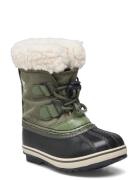 Childrens Yoot Pac Nylon Wp Sport Winter Boots Winter Boots W. Laces Khaki Green Sorel