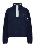 Helvetia Ii Cropped Half Snap Fleece Sport Women Sport Clothing Sport Fleeces & Midlayers Navy Columbia Sportswear