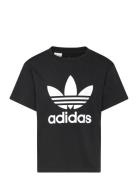 Trefoil Tee Sport Sport Clothing Sports Tops & T-shirts Sport T-Skjorte Black Adidas Originals