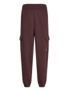 Essentials Fleece Cargo Pants Sport Women Sport Clothing Sport Pants Sport Sweatpants Burgundy Adidas Originals