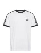 3-Stripes Tee Sport Men Men Sports Clothes Sport Tops Sport T-Skjorte White Adidas Originals