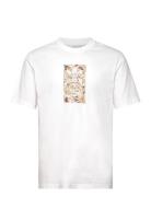 Camo Label Tee Sport Men Men Sports Clothes Sport Tops Sport T-Skjorte White Adidas Originals