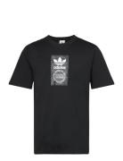 Camo Label Tee Sport Men Men Sports Clothes Sport Tops Sport T-Skjorte Black Adidas Originals