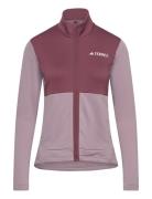 W Mt Lt Fl Ja Sport Women Sport Clothing Sport Fleeces & Midlayers Pink Adidas Terrex