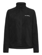 W Mt Fz Fleece Sport Sport Clothing Sport Fleeces & Midlayers Black Adidas Terrex