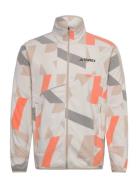 Mt Aop Fz Fl Sport Men Sport Clothing Sport Fleeces & Midlayers Multi/patterned Adidas Terrex