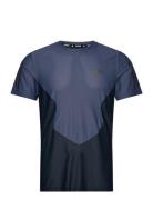 Own The Run Colorblock Aero.rdy Tee Sport Men Sports Clothes Sport Tops Sport T-Skjorte Navy Adidas Performance