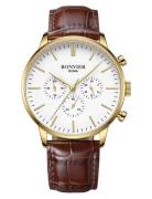 Bonvier Chronograph Accessories Watches Analog Watches Brown Bonvier