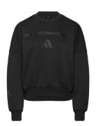 W Z.n.e. Swt Sport Women Sport Clothing Sport Sweatshirts & Hoodies Sport Sweatshirts Black Adidas Sportswear