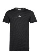 Adidas Gym+ Training Seamless T-Shirt Sport Men Sports Clothes Sport Tops Sport T-Skjorte Black Adidas Performance