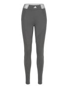 Hyperglam Full Length Legging Sport Women Sport Clothing Sport Tights Sport Training Tights Grey Adidas Performance