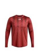 Ua M's Ch. Pro Ls Jersey Sport Men Sport Clothing Sport Sweatshirts & Hoodies Sport Sweatshirts Burgundy Under Armour