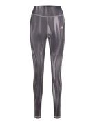 Adidas Optime Full Length Leggings Print Sport Sport Clothing Sport Tights Sport Training Tights Purple Adidas Performance