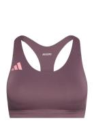 Adizero Essentials Run Medium Support Bra Sport Women Sport Clothing Sport Bras - All Purple Adidas Performance