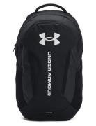 Ua Hustle 6.0 Backpack Sport Women Sport Training Bags Sport Backpacks Black Under Armour