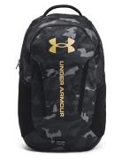 Ua Hustle 6.0 Backpack Sport Women Sport Training Bags Sport Backpacks Black Under Armour