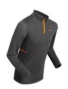 Performance Wool Half Zip Sport Men Sport Clothing Sport Fleeces & Midlayers Grey Daehlie