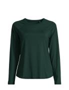 Essential Long Sleeve Sport Women Sport Clothing Sports Tops & T-shirts Sport Long Sleeve Tops Green Casall