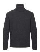 M. Lambswool Knit Turtle Designers Knitwear Turtlenecks Grey HOLZWEILER