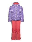 Buga Ii Set Outerwear Snow-ski Clothing Snow-ski Pants Multi/patterned Columbia Sportswear